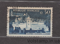1962 Франція Марка (Освітлені вали, Ванн) Гашена №1386