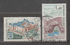 1971 Франція Серія марок (Туристична реклама) Гашені №1759-1760