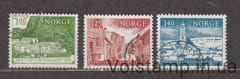 1975 Norway Series of stamps (Year of European Architectural Heritage) Used №700-702
