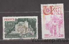 1976 Франція Серія марок (Туристична реклама 1976) Гашені №1976-1977